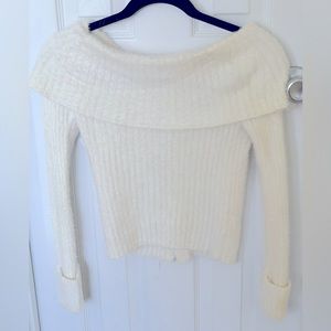 White Off shoulder long sleeve